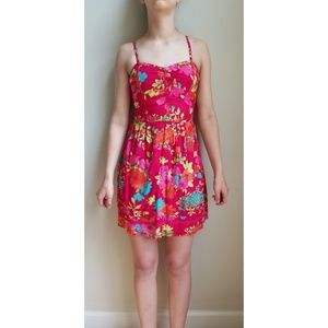 Aeropostale Pink Flowery Dress Size Small